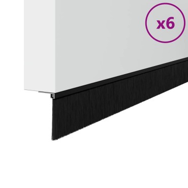vidaXL Αυτοκόλλητες σφραγίδες πόρτας 12 τμχ. 100 cm Αλουμινένιο Κράμα