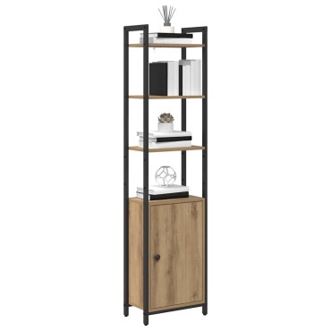 vidaXL Βιβλιοθήκη 6 επιπέδων 40x24x161cm Επεξεργασμένο Ξύλο 1 τεμ.