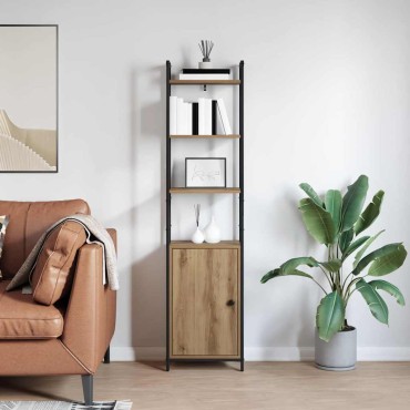 vidaXL Βιβλιοθήκη 6 επιπέδων 40x24x161cm Επεξεργασμένο Ξύλο 1 τεμ.