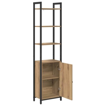 vidaXL Βιβλιοθήκη 6 επιπέδων 40x24x161cm Επεξεργασμένο Ξύλο 1 τεμ.