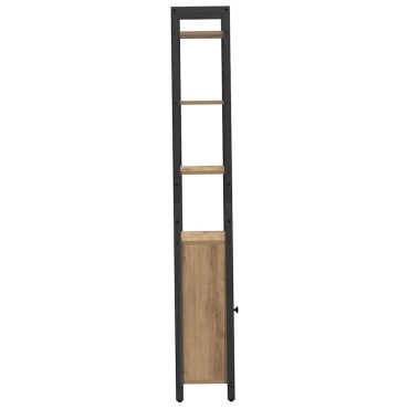 vidaXL Βιβλιοθήκη 6 επιπέδων 40x24x161cm Επεξεργασμένο Ξύλο 1 τεμ.