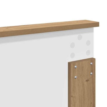 vidaXL Κεφαλάρι Artisan Oak Επεξεργασμένο ξύλο 153x7x100cm 1 τεμ.