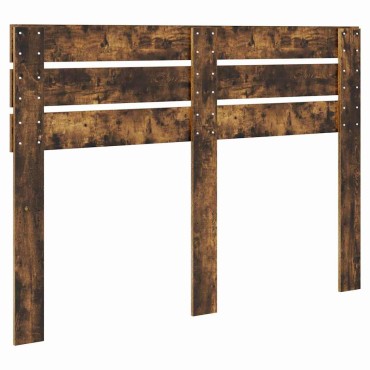 vidaXL Κεφαλάρι Καπνιστό Δρύς Επεξεργασμένο ξύλο 163x3x100cm 1 τεμ.