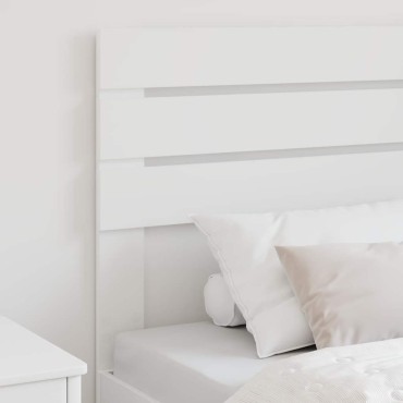 vidaXL Κεφαλάρι Λευκό Επεξεργασμένο ξύλο 93x3x100cm 1 τεμ.