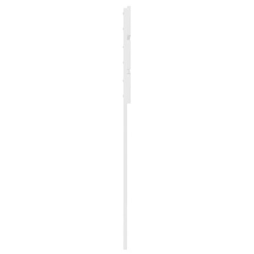 vidaXL Κεφαλάρι Λευκό Επεξεργασμένο ξύλο 93x3x100cm 1 τεμ.