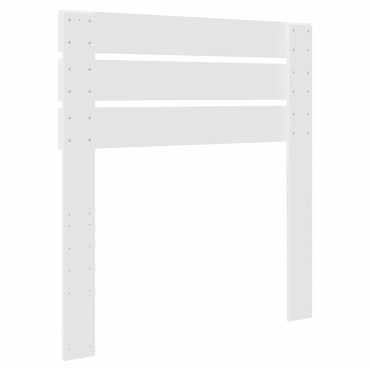 vidaXL Κεφαλάρι Λευκό Επεξεργασμένο ξύλο 93x3x100cm 1 τεμ.