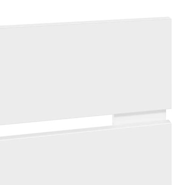 vidaXL Κεφαλάρι Λευκό Επεξεργασμένο ξύλο 93x3x100cm 1 τεμ.