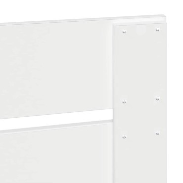 vidaXL Κεφαλάρι Λευκό Επεξεργασμένο ξύλο 93x3x100cm 1 τεμ.