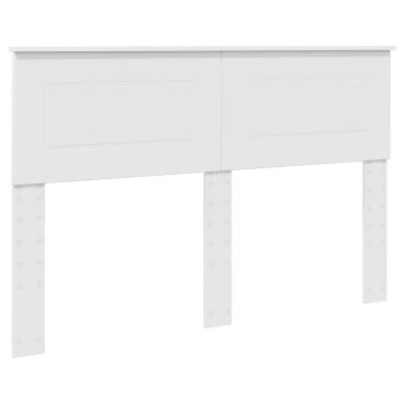 vidaXL Κεφαλάρι Λευκό Επεξεργασμένο ξύλο 153x3x90cm 1 τεμ.