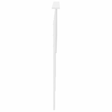 vidaXL Κεφαλάρι Λευκό Επεξεργασμένο ξύλο 153x3x90cm 1 τεμ.