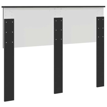 vidaXL Κεφαλάρι Μαύρη Οξυά Επεξεργασμένο ξύλο 138x3x90cm 1 τεμ.