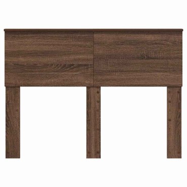 vidaXL Κεφαλάρι Καφέ δρυς Επεξεργασμένο ξύλο 123x3x90cm 1 τεμ.