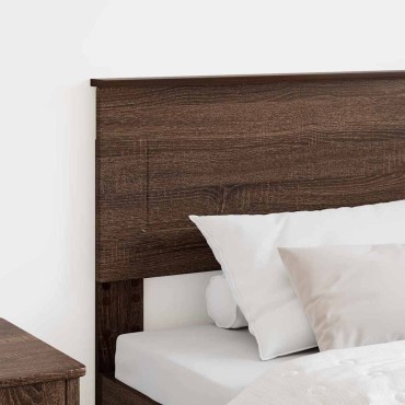 vidaXL Κεφαλάρι Καφέ δρυς Επεξεργασμένο ξύλο 78x3x90cm 1 τεμ.