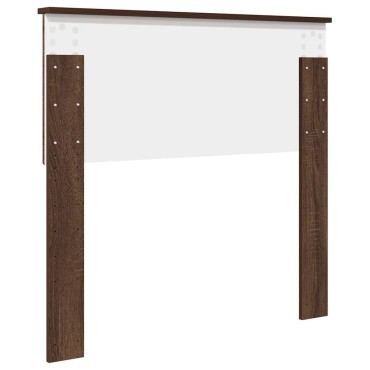 vidaXL Κεφαλάρι Καφέ δρυς Επεξεργασμένο ξύλο 78x3x90cm 1 τεμ.