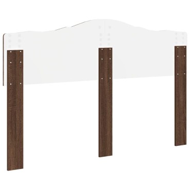 vidaXL Κεφαλάρι Καφέ δρυς Επεξεργασμένο ξύλο 153x3x90cm 1 τεμ.