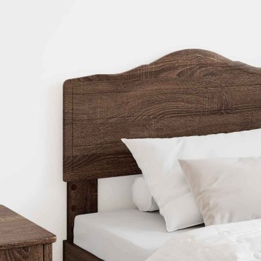 vidaXL Κεφαλάρι Καφέ δρυς Επεξεργασμένο ξύλο 93x3x90cm 1 τεμ.