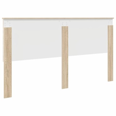 vidaXL Κεφαλάρι Δρύς Sonoma Επεξεργασμένο ξύλο 183x7x100cm 1 τεμ.