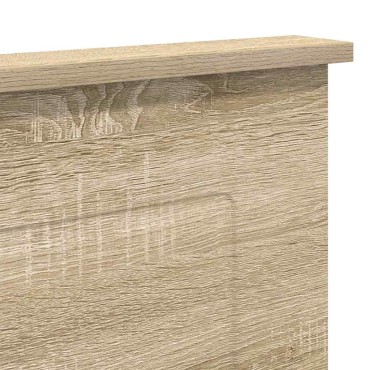 vidaXL Κεφαλάρι Δρύς Sonoma Επεξεργασμένο ξύλο 183x7x100cm 1 τεμ.