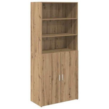 vidaXL Highboard Artisan Oak 80x42,5x185cm Επεξεργασμένο Ξύλο 1 τεμ.