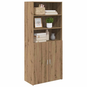 vidaXL Highboard Artisan Oak 80x42,5x185cm Επεξεργασμένο Ξύλο 1 τεμ.
