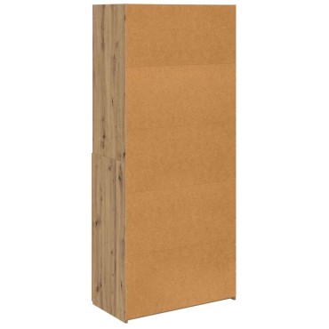 vidaXL Highboard Artisan Oak 80x42,5x185cm Επεξεργασμένο Ξύλο 1 τεμ.