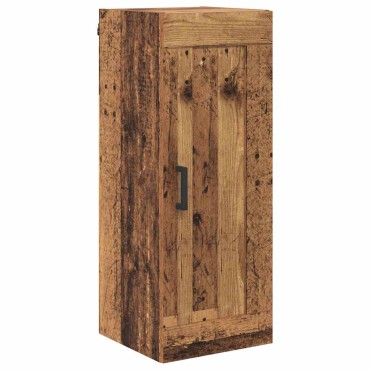 vidaXL Highboard Παλιό Ξύλο 34,5x34x180cm Επεξεργασμένο Ξύλο 1 τεμ.