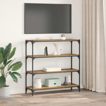 vidaXL Βιβλιοθήκη Παλιό Ξύλο 100x33x100cm 1 τεμ.