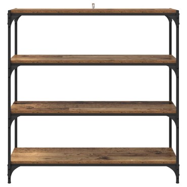 vidaXL Βιβλιοθήκη Παλιό Ξύλο 100x33x100cm 1 τεμ.