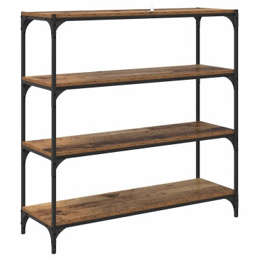vidaXL Βιβλιοθήκη Παλιό Ξύλο 100x33x100cm 1 τεμ.