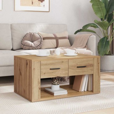 vidaXL Τραπεζάκι σαλονιού Artisan Oak 80x50x40cm 1 τεμ.