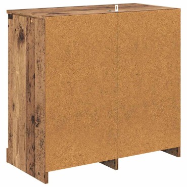 vidaXL Πλαϊνό γραφείο Παλιό Ξύλο 70x35,5x67,5cm 1 τεμ.