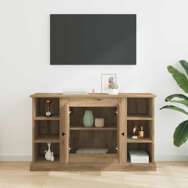 vidaXL Πλαϊνό γραφείο Artisan Oak 100x35,5x60cm 1 τεμ.