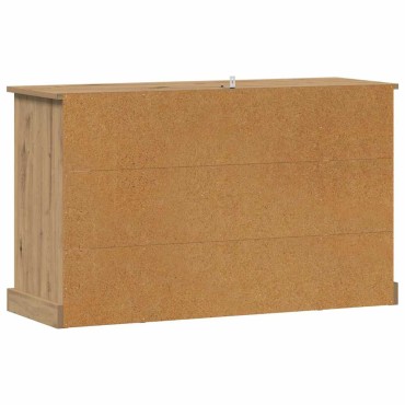 vidaXL Πλαϊνό γραφείο Artisan Oak 100x35,5x60cm 1 τεμ.