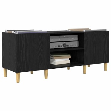 vidaXL Ντουλάπι δίσκων βινυλίου 121x38x48cm Επεξεργασμένο Ξύλο 1 τεμ.