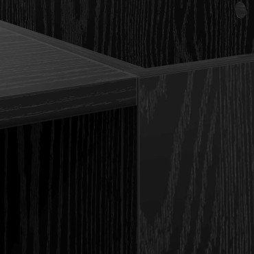 vidaXL Ντουλάπι δίσκων βινυλίου 121x38x48cm Επεξεργασμένο Ξύλο 1 τεμ.