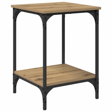 vidaXL Τραπεζάκι σαλονιού Artisan Oak 40x40x55 εκ 1 τεμ.