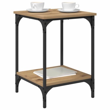 vidaXL Τραπεζάκι σαλονιού Artisan Oak 40x40x55 εκ 1 τεμ.