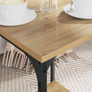 vidaXL Τραπεζάκι σαλονιού Artisan Oak 40x40x55 εκ 1 τεμ.