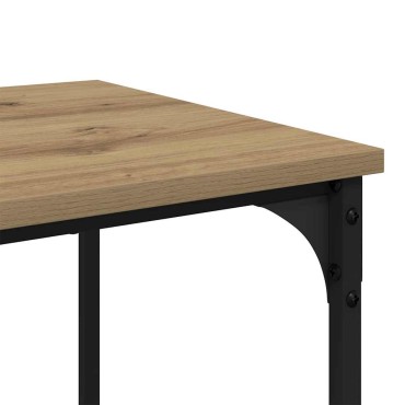 vidaXL Τραπεζάκι σαλονιού Artisan Oak 40x40x55 εκ 1 τεμ.