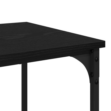 vidaXL Τραπεζάκι σαλονιού Μαύρη Οξυά 40x40x55 εκ 1 τεμ.
