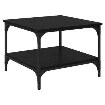 vidaXL Τραπεζάκι σαλονιού Μαύρη Οξυά 55x55x40cm 1 τεμ.