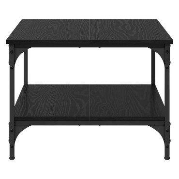 vidaXL Τραπεζάκι σαλονιού Μαύρη Οξυά 55x55x40cm 1 τεμ.