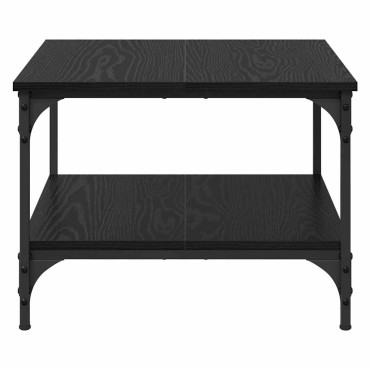 vidaXL Τραπεζάκι σαλονιού Μαύρη Οξυά 55x55x40cm 1 τεμ.