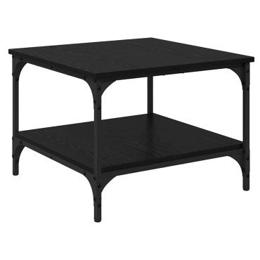 vidaXL Τραπεζάκι σαλονιού Μαύρη Οξυά 55x55x40cm 1 τεμ.