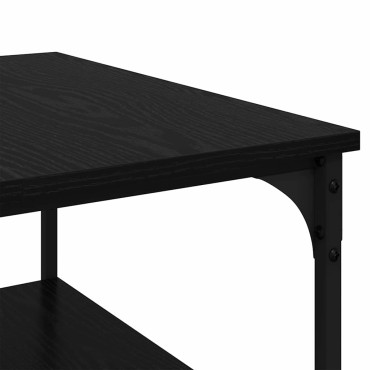 vidaXL Τραπεζάκι σαλονιού Μαύρη Οξυά 55x55x40cm 1 τεμ.