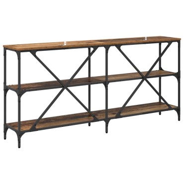 vidaXL Τραπέζι κονσόλας Παλιό ξύλο 160x30x75cm Επεξεργασμένο Ξύλο 1 τεμ.