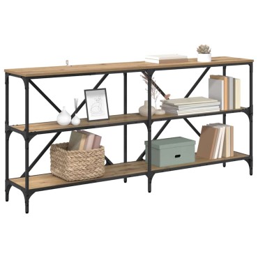 vidaXL Τραπέζι κονσόλας Artisan Oak 160x30x75 εκ 1 τεμ.