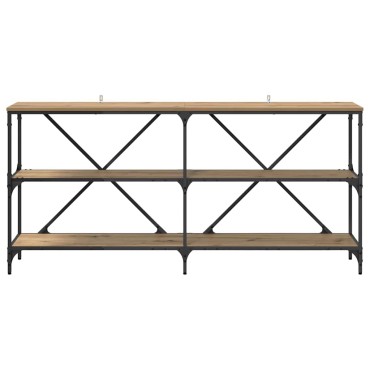 vidaXL Τραπέζι κονσόλας Artisan Oak 160x30x75 εκ 1 τεμ.