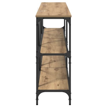 vidaXL Τραπέζι κονσόλας Artisan Oak 160x30x75 εκ 1 τεμ.