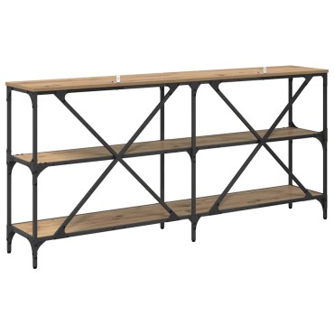 vidaXL Τραπέζι κονσόλας Artisan Oak 160x30x75 εκ 1 τεμ.